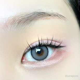 【散光】Lenbling Eye Only 1 Month FloRing Mono Gray 每月抛棄散光彩妝隱形眼鏡